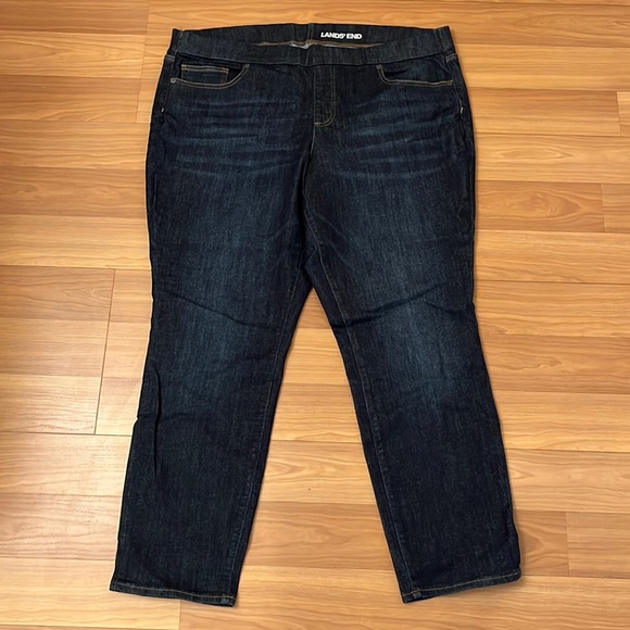 Lands End Mid-Rise Skinny Jegging Jeans - Picture 1 of 9